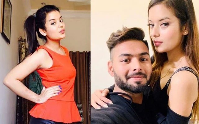 Rishabh Pant and Isha Negi