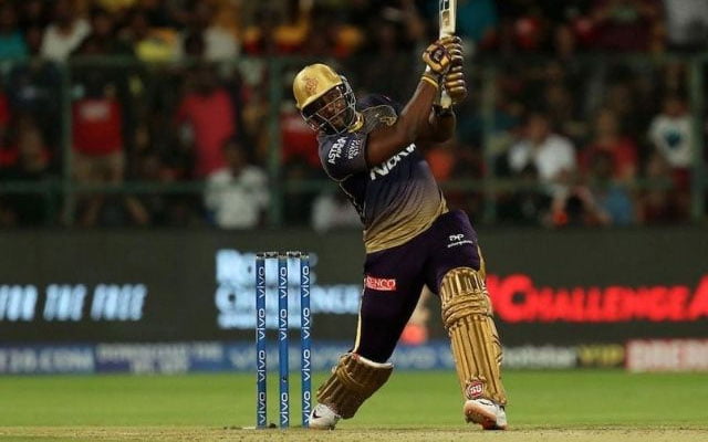 KKR batsman Andre Russell