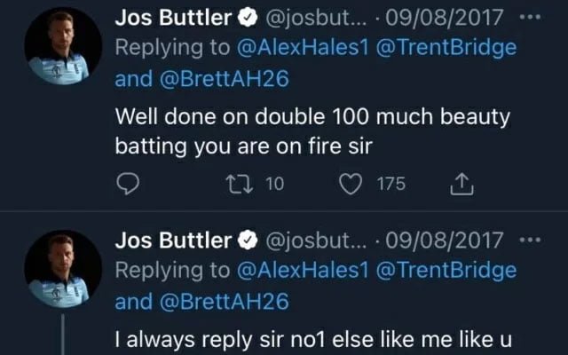 Jos Buttler Mocking Indians on Twitter