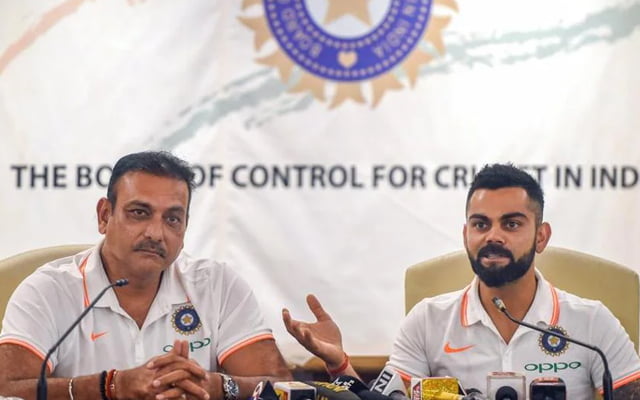 Virat Kohli and Ravi Shastri