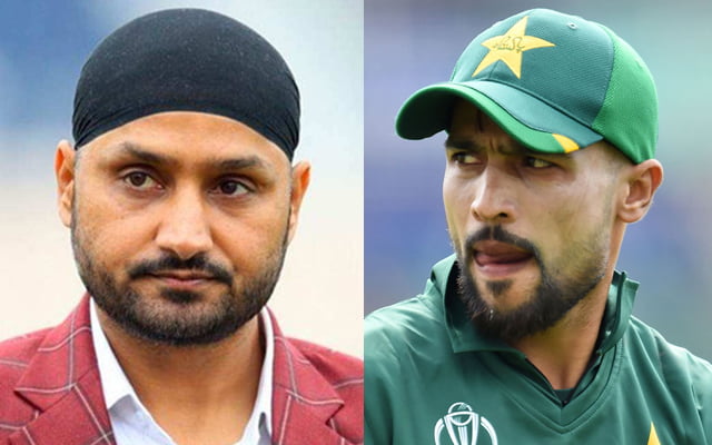 Harbhajan Singh and Mohammad Amir