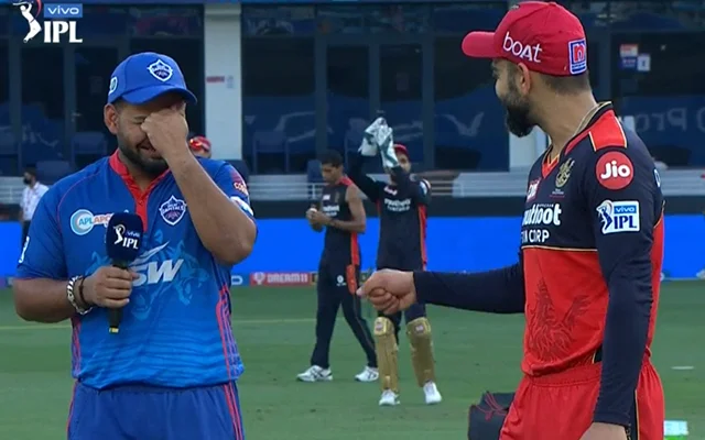 Rishabh Pant hilarious cry after losing toss