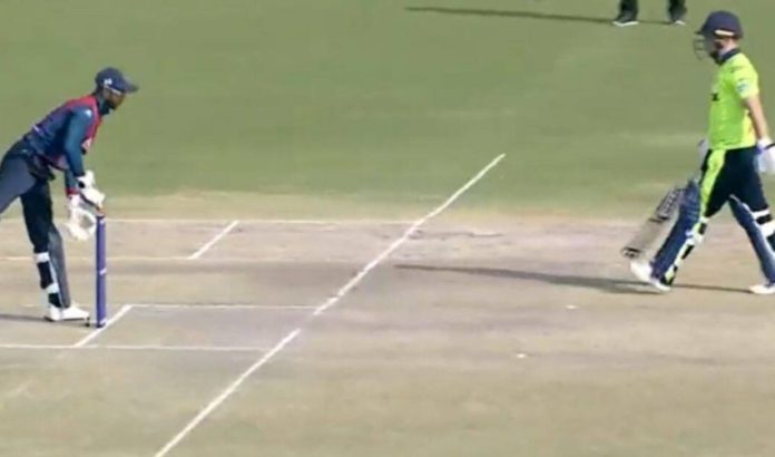 WATCH: Nepal wicketkeeper Aasif Sheikh refuses to run out Ireland’s Andy McBrine, wins hearts