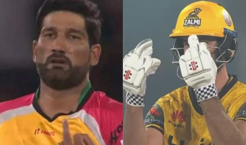 WATCH: Ben Cutting sparks old rivalry with Sohail Tanvir with a double finger gesture in PSL 2022