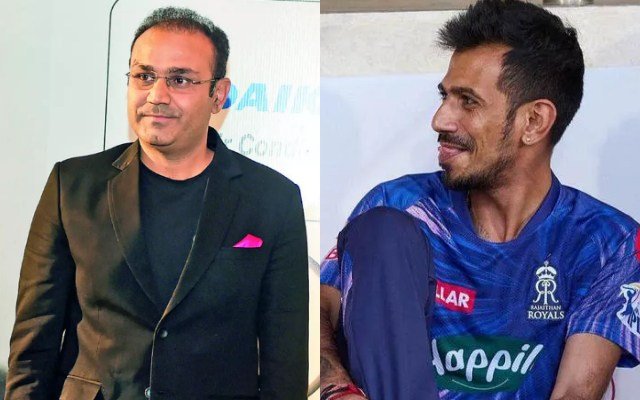 Virender Sehwag and Yuzvendra Chahal