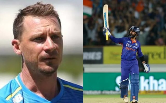 Dale Steyn and Dinesh Karthik