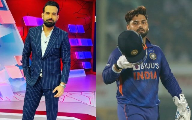 Irfan Pathan and Rishabh Pant