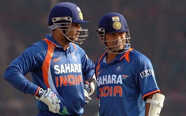 Virender Sehwag Sachin Tendulkar MS Dhoni