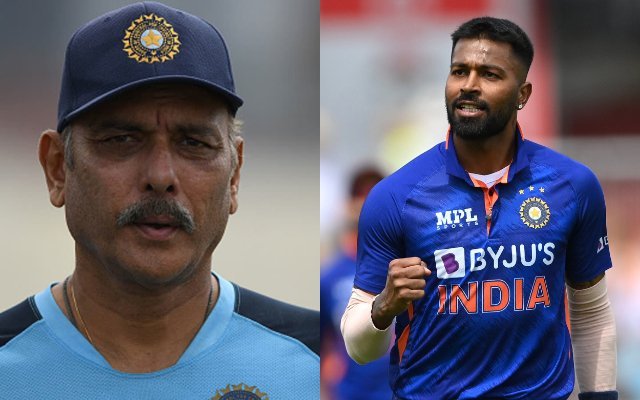 Ravi Shastri and Hardik Pandya