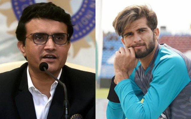 Sourav Ganguly and Shaheen Afridi