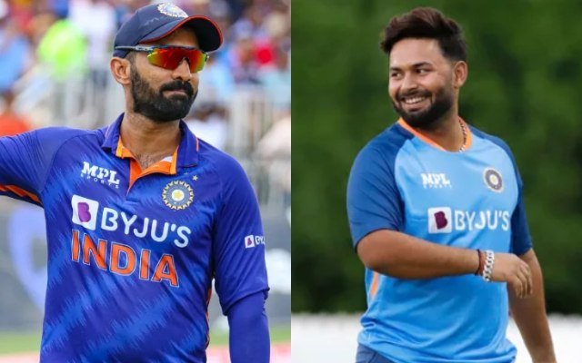 Dinesh Karthik and Rishabh Pant