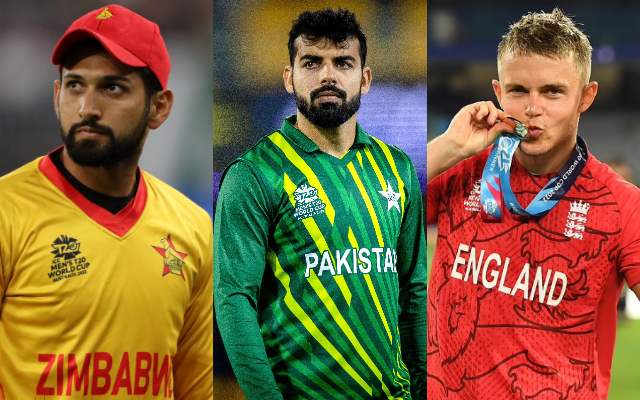 Sikandar Raza, Shadab Khan and Sam Curran