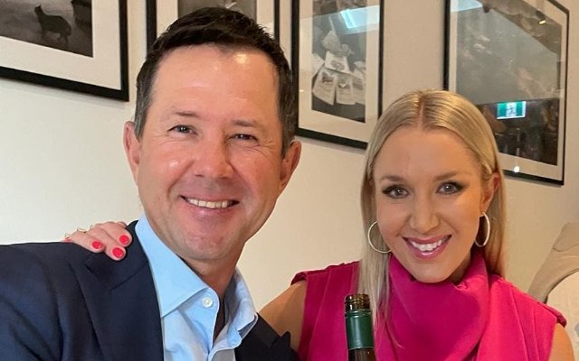 Ricky Ponting and Rianna Cantor