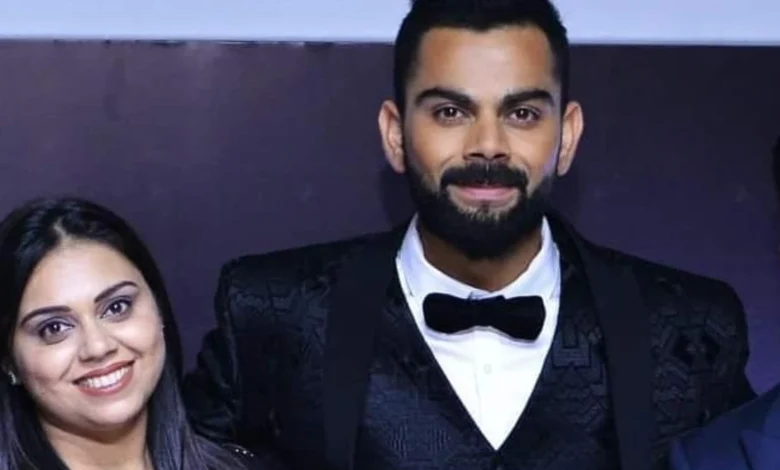 Virat Kohli and Bhawna Kohli Dhingra